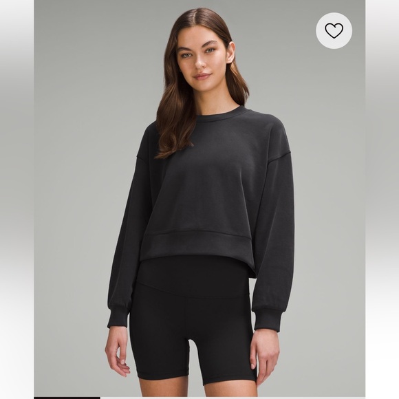 lululemon athletica Tops - Softstream Perfectly Oversized
Cropped Crew + Softstreme High-Rise Short 4"